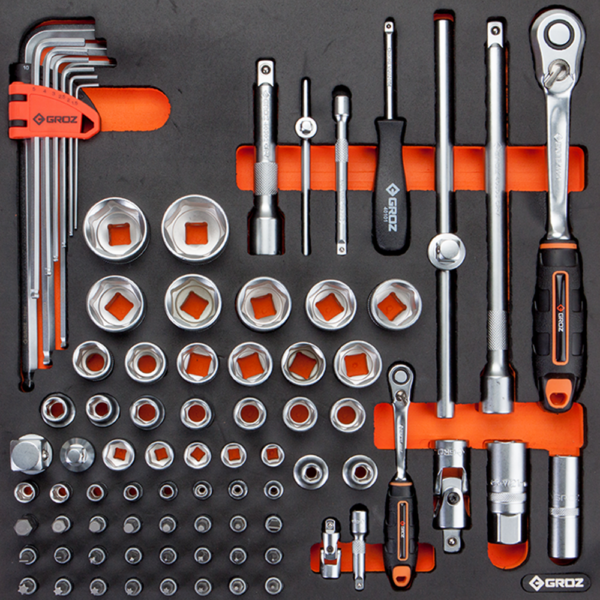 Kit modular chei tubulare, chei hexagonale si accesorii